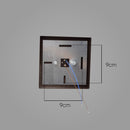 Arandela Box Cubo Pequena 6 Fachos Parede Muro St1317-Starlumen-