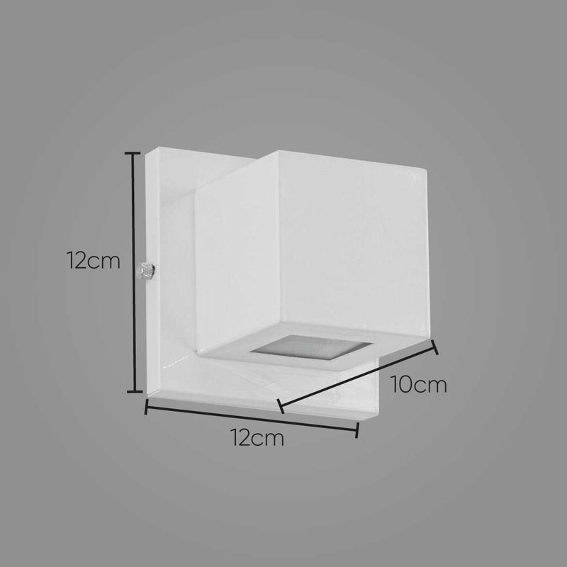 Arandela Box Lindo Efeito 2 Fachos Muro Parede Externa St891-Starlumen-