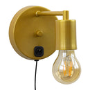 Arandela Cabeceira Parede Quarto Moderna Dourada P/ E27 ST2684-Starlumen-