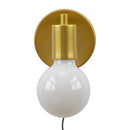 Arandela Cabeceira Parede Quarto Moderna Dourada P/ E27 ST2684-Starlumen-