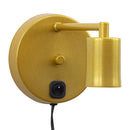 Arandela Cabeceira Parede Quarto Moderna Dourada P/ E27 ST2684-Starlumen-