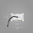 Arandela Clessidra Branca LED 4W 3000K IP65 Opus Efeito Luz ST2643-Opus-Starlumen