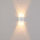 Arandela Clessidra Branca LED 4W 3000K IP65 Opus Efeito Luz ST2643-Opus-Starlumen