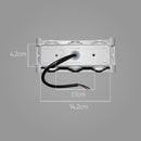 Arandela Clessidra Branco LED 6W 3000K IP65 Opus ST2645-Opus-Starlumen