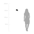 Arandela Clessidra Preta LED 4W 3000K IP65 Opus Efeito Luz ST2643-Opus-Starlumen