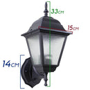 Arandela Colonial Alumínio E Vidro E27 ST203P-Biancoluce-Starlumen