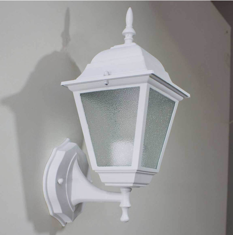 Arandela Colonial Alumínio E Vidro E27 ST203P-Biancoluce-Branco-Bivolt-Starlumen