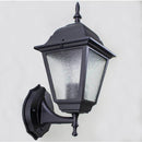 Arandela Colonial Alumínio E Vidro E27 ST203P-Biancoluce-Preto-Bivolt-Starlumen