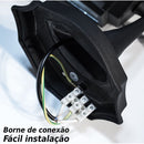 Arandela Colonial Preta Em Alumínio E27 Retro Vintage AC204P/B ST204PB-Biancoluce-Starlumen