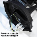 Arandela Colonial Preta Em Alumínio Vintage Retro E27 SBK-AC204P ST204P-Biancoluce-Starlumen