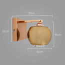 Arandela Cuba Cristal K9 Cobre QAR1281-CO St1219-Quality-Starlumen