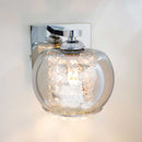 Arandela Cuba Cristal K9 Cromada QAR1281-CR St1219-Quality-Starlumen