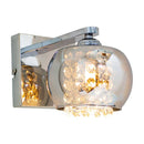 Arandela Cuba Cristal K9 Cromada QAR1281-CR St1219-Quality-Starlumen