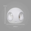 Arandela Decorativa Criativa Tetra Branca LED 12W 3000k DN 30326 Opus ST2486-Opus-Starlumen