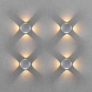 Arandela Decorativa Criativa Tetra Branca LED 12W 3000k DN 30326 Opus ST2486-Opus-Starlumen