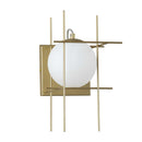 Arandela Dix Moderna Dourado e Branco P/ G9 RE018G Bella ST2817-Bella Iluminação-Starlumen