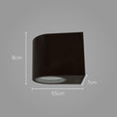 Arandela Dots Marrom Corten para MR16 Bella ST2723-Bella Iluminação-Starlumen