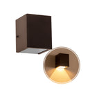 Arandela Efeito 1 Facho / Foco Alumínio Parede Externa St653-Starlumen-Marrom-