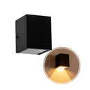 Arandela Efeito 1 Facho / Foco Alumínio Parede Externa St653-Starlumen-Preto-