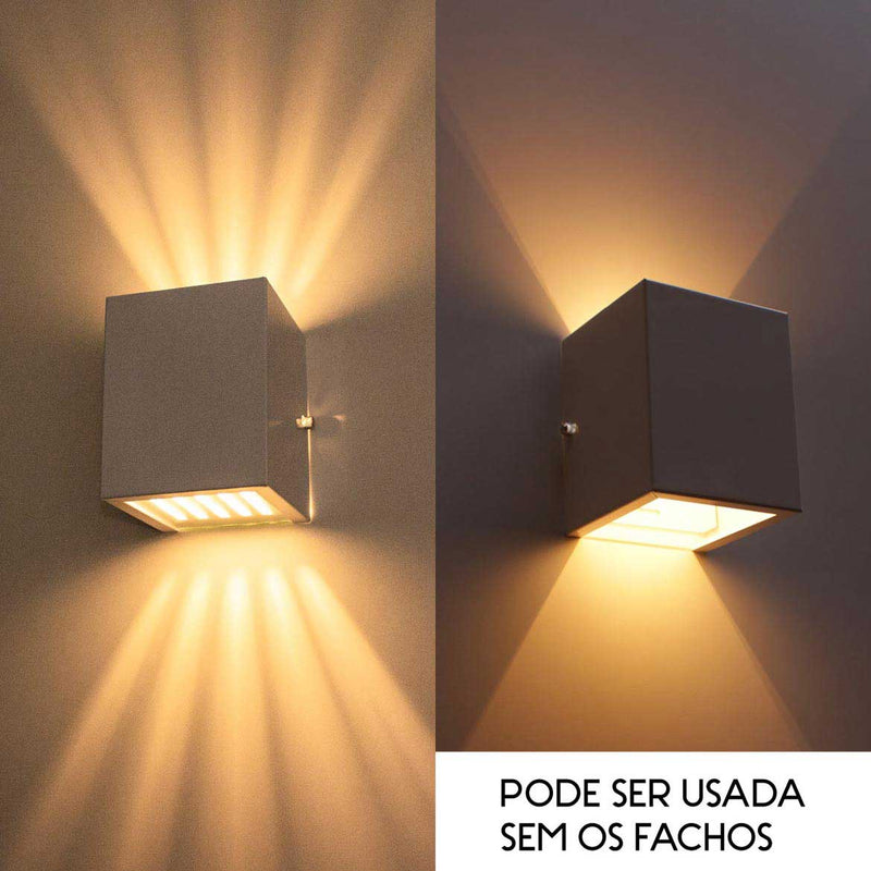 Arandela Efeito 10 Fachos Alumínio St910-Starlumen-