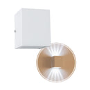 Arandela Efeito 10 Fachos Alumínio St910-Starlumen-Branco-