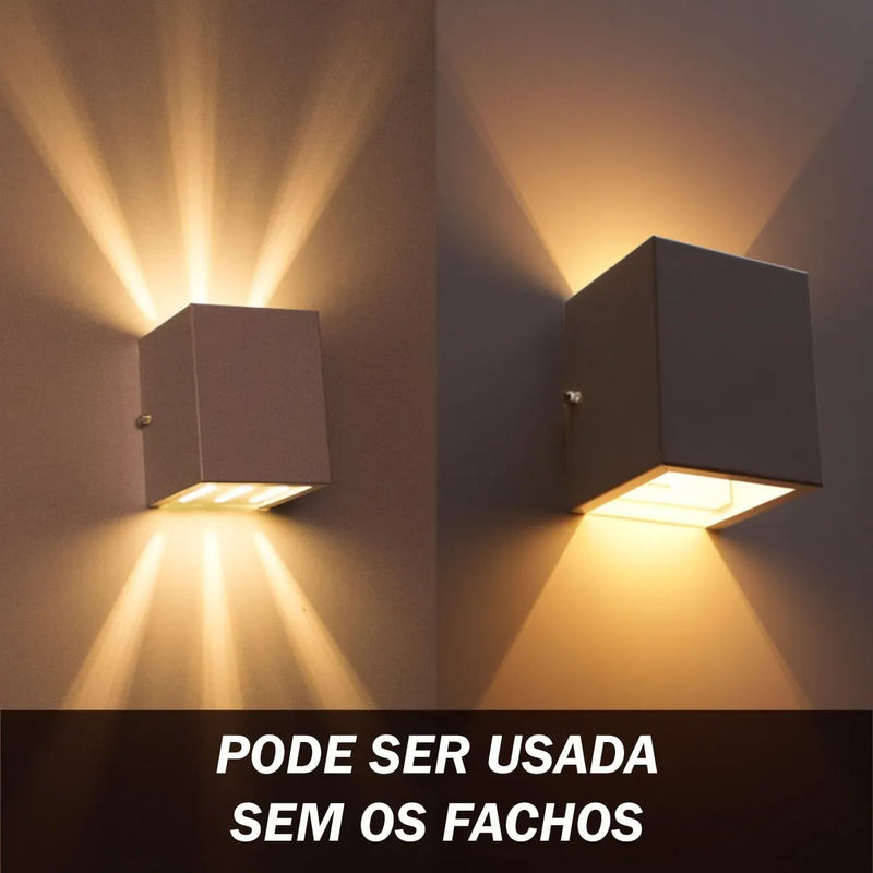 Arandela Efeito 2 Ou 6 Fachos Em Alumínio St566-Starlumen-