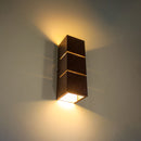 Arandela Focos Fachos Frisos 30cm P/ 2 Lâmpadas E27 St1286-Starlumen-