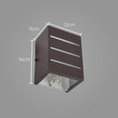 Arandela Frisada Luminária Externa Interna Alúminio St298-Starlumen-