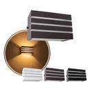 Arandela Frisada Luminária Parede Muro Externa Interna St548-Starlumen-