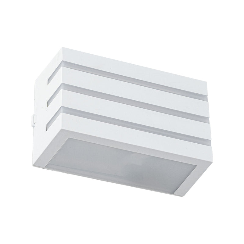 Arandela Frisada Policarbonato Parede Muro St641-Starlumen-