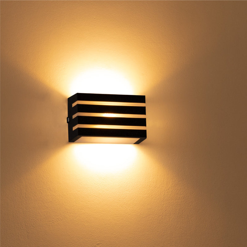 Arandela Frisada Policarbonato Parede Muro St641-Starlumen-