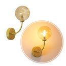 Arandela Grape Ouro Fosco e Ambar Globo Vidro para G9 ZR112-AGD Starlux ST2628-Starlux-Starlumen