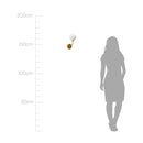 Arandela Grape Ouro Fosco e Branco Globo Vidro para LED G9 ZR112-WGD Starlux ST2628-Starlux-Starlumen