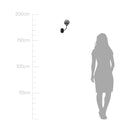 Arandela Grape Preto Fosco e Smoky Globo Vidro para G9 ZR112-SKY Starlux ST2628-Starlux-Starlumen