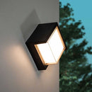 Arandela Iglu Preta Quadrada 16x16cm 12w 3000k Ip65 DN 33990 St448-Opus-Starlumen