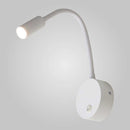 Arandela LED 3W Branca Articulada Parede Leitura Cabeceira AR1302-BR ST1105-Quality-Starlumen