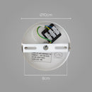 Arandela Malu Ouro Fosco e Ambar ZR129 para G9 Globo Vidro Starlux ST2597-Starlux-Starlumen