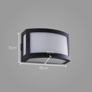 Arandela Maresia Preta Policarbonato St789-Starlumen-