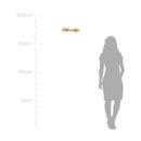 Arandela Papilio IDL015WRMG Ouro Fosco LED 6W 2700k ST2713-Starlux-Starlumen