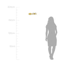 Arandela Papilio IDL016WLMG Ouro Fosco LED 6W 2700k ST2714-Starlux-Starlumen