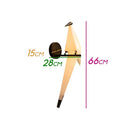 Arandela Perch Bird Preto Pássaro Origami LED 6W BK-62264B ST1760-Starlux-Starlumen