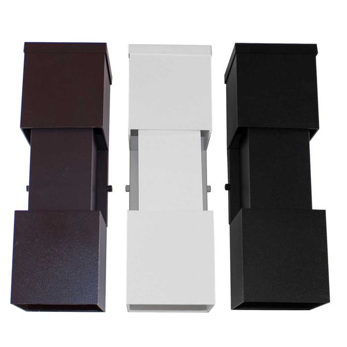 Arandela Perfil P/ 2 Lâmpadas E27 Externa C/ Vidro St148-Starlumen-