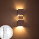 Arandela Perfil P/ 2 Lâmpadas E27 Externa C/ Vidro St148-Starlumen-Branco-