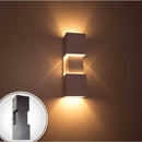 Arandela Perfil P/ 2 Lâmpadas E27 Externa C/ Vidro St148-Starlumen-Preto-