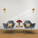 Arandela Petra Starlux Ouro Fosco LED Branco Quente ZR108-AGD ST2586-Starlux-Starlumen