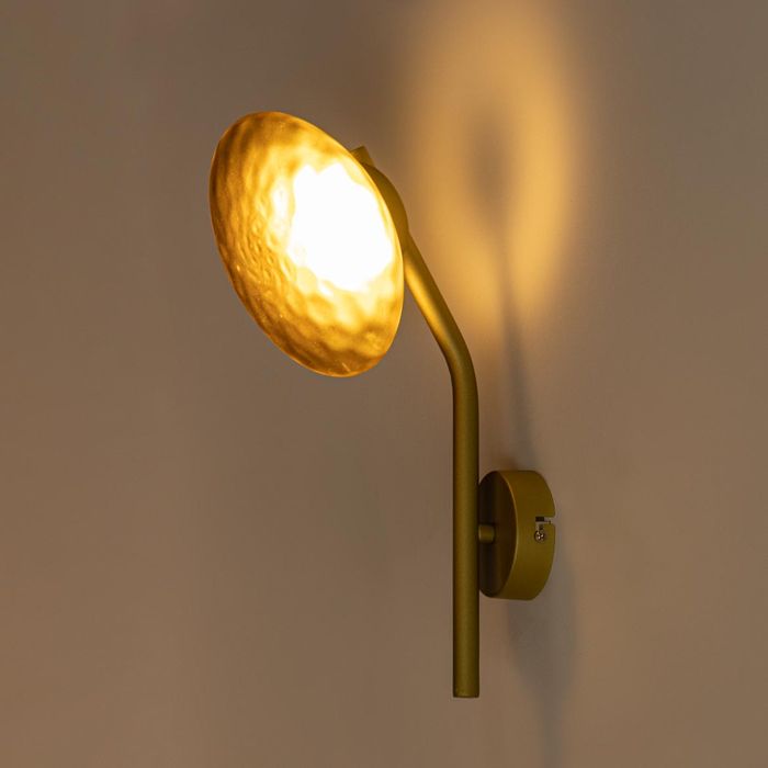 Arandela Petra Starlux Ouro Fosco LED Branco Quente ZR108-AGD ST2586
