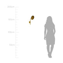 Arandela Petra Starlux Ouro Fosco LED Branco Quente ZR108-AGD ST2586-Starlux-Starlumen