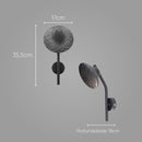 Arandela Petra Starlux Preta LED Branco Quente ZR108-SKY ST2586-Starlux-Starlumen