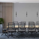 Arandela Plafon Tec Preta 60cm LED 10W GD011SB Bella ST2499-Bella Iluminação-Starlumen