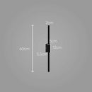 Arandela Plafon Tec Preta 60cm LED 10W GD011SB Bella ST2499-Bella Iluminação-Starlumen